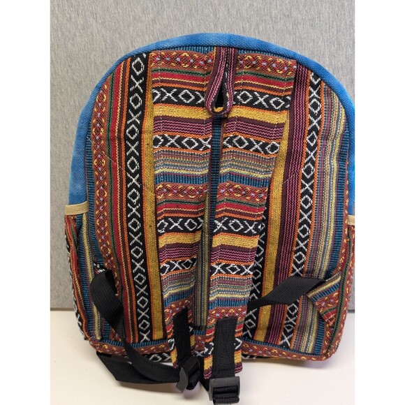 Freakmandu Collection Mushroom Hemp Backpack Friendly Unique Unisex Rustic - Picture 5 of 8